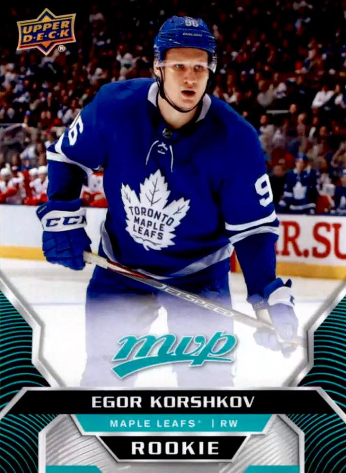 Egor Korshkov Rookie #231 Toronto Maple Leafs | 2020-21 Upper Deck MVP