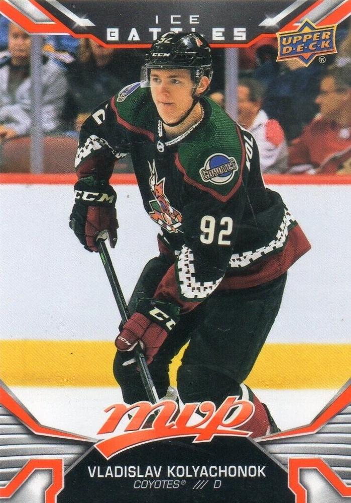 Vladislav Kolyachonok Rookie #231 Arizona Coyotes | 2022-23 Upper Deck MVP Ice Battles