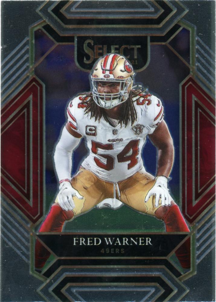 Fred Warner #231 San Francisco 49ers | 2021 Panini Select |  | NFL Football