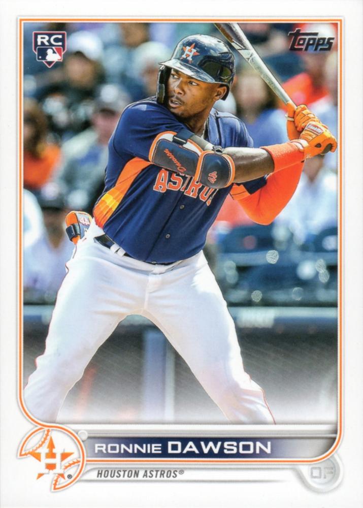 Ronnie Dawson #231 Houston Astros (Factory set, Large RC logo) | 2022 Topps