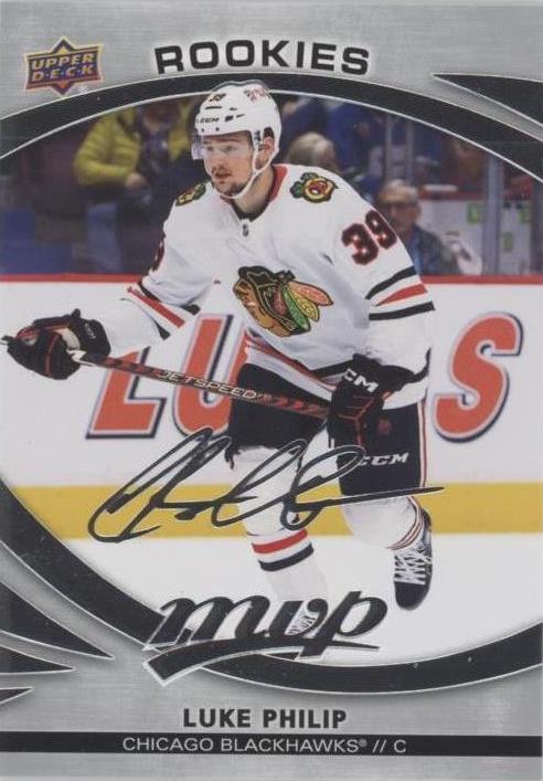 Luke Philp Rookie #231 Chicago Blackhawks | 2023-24 Upper Deck MVP Silver Script