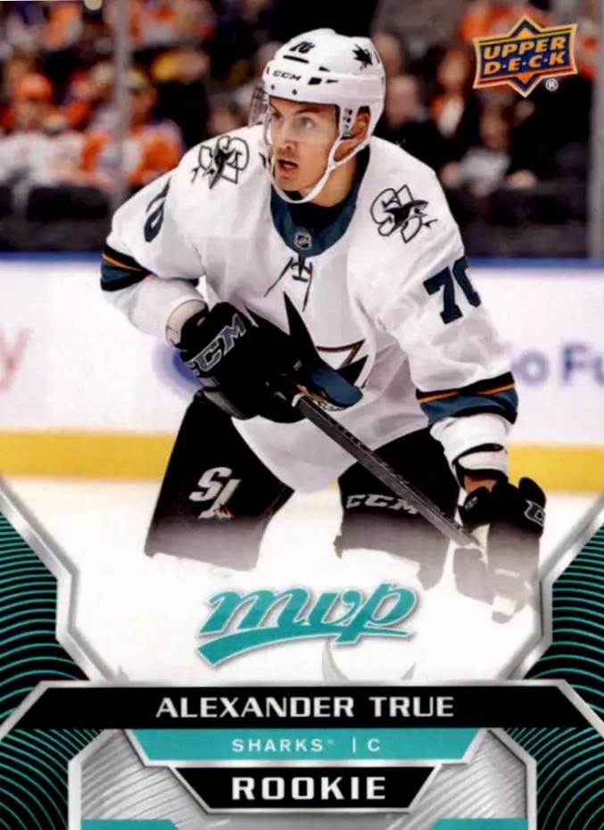 Alexander True Rookie #232 San Jose Sharks | 2020-21 Upper Deck MVP