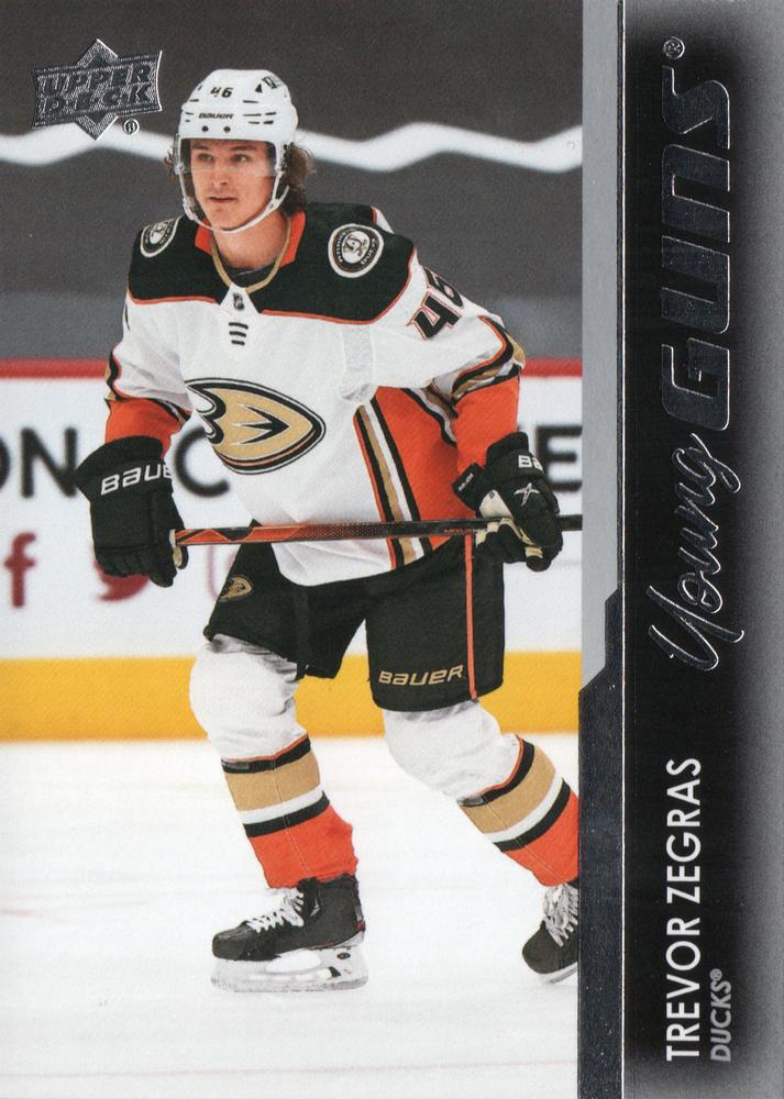 Trevor Zegras #232 Anaheim Ducks | 2021-22 Upper Deck