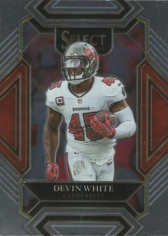 Devin White #232 Tampa Bay Buccaneers | 2021 Panini Select |  | NFL Football