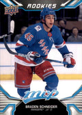 Braden Schneider Rookie #232 New York Rangers | 2022-23 Upper Deck MVP