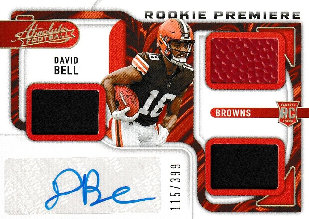 David Bell #232 Cleveland Browns | 2022 Panini Absolute | NFL Football