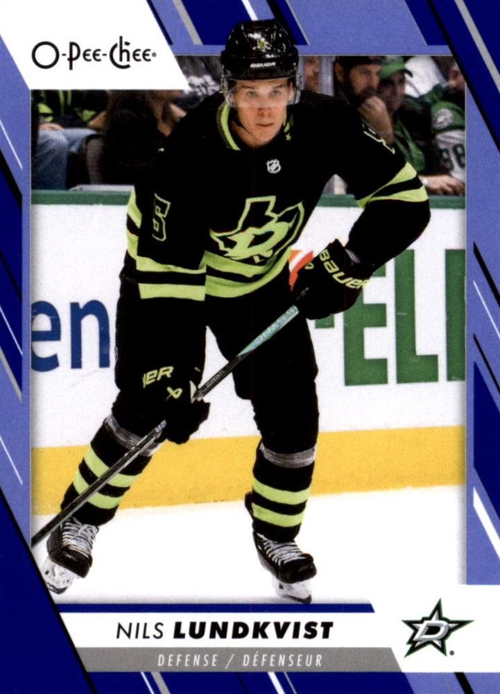 Nils Lundkvist #232 Dallas Stars | 2023-24 O-Pee-Chee Blue Border