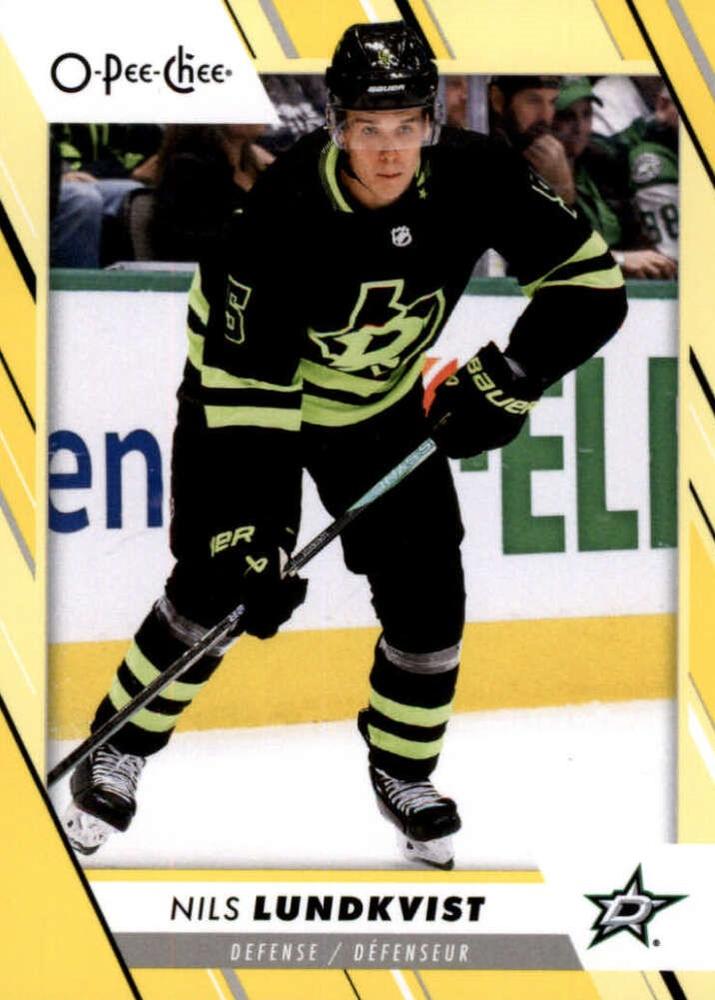 Nils Lundkvist #232 Dallas Stars | 2023-24 O-Pee-Chee Yellow Border
