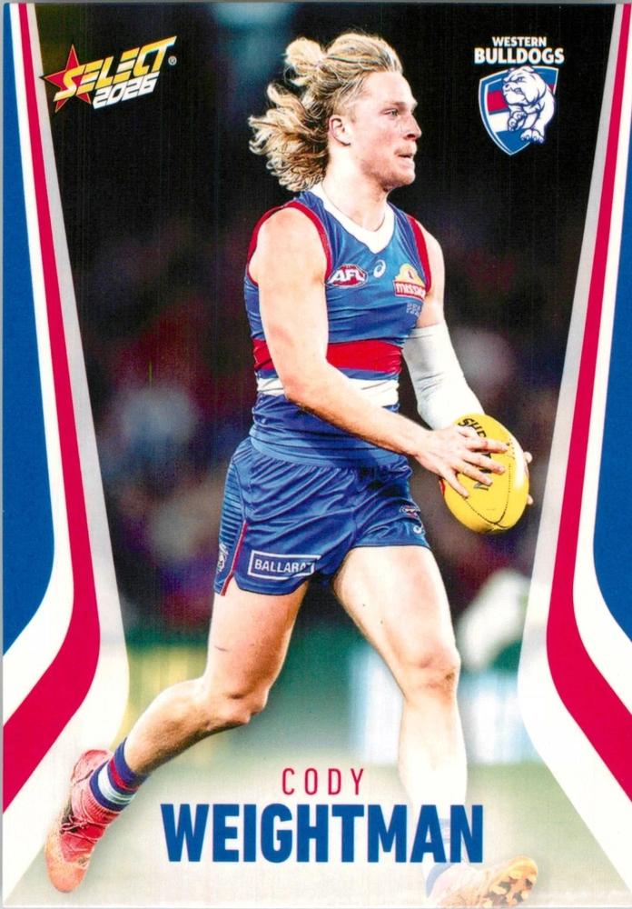 Cody Weightman #232 Western Bulldogs | 2026 Select AFL Footy Stars