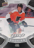 Cameron York Rookie #233 Philadelphia Flyers | 2021-22 Upper Deck MVP Silver Script