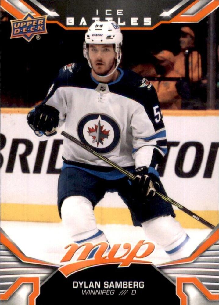 Dylan Samberg Rookie #233 Winnipeg Jets | 2022-23 Upper Deck MVP Ice Battles