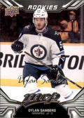 Dylan Samberg Rookie #233 Winnipeg Jets | 2022-23 Upper Deck MVP Silver Script