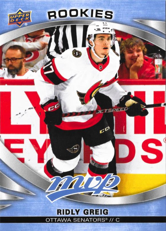 Ridly Greig Rookie #233 Ottawa Senators | 2023-24 Upper Deck MVP