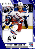 Braden Schneider #233 New York Rangers | 2023-24 O-Pee-Chee Blue Border