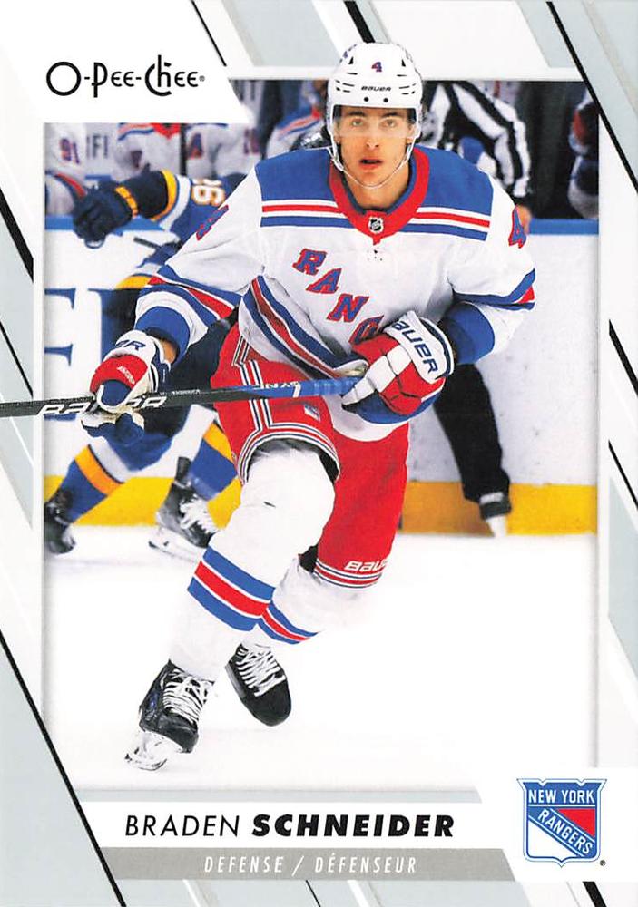 Braden Schneider #233 New York Rangers | 2023-24 O-Pee-Chee Hockey