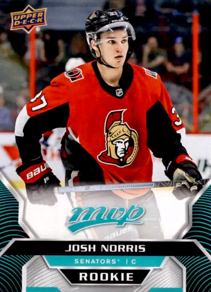 Josh Norris Rookie #234 Ottawa Senators | 2020-21 Upper Deck MVP