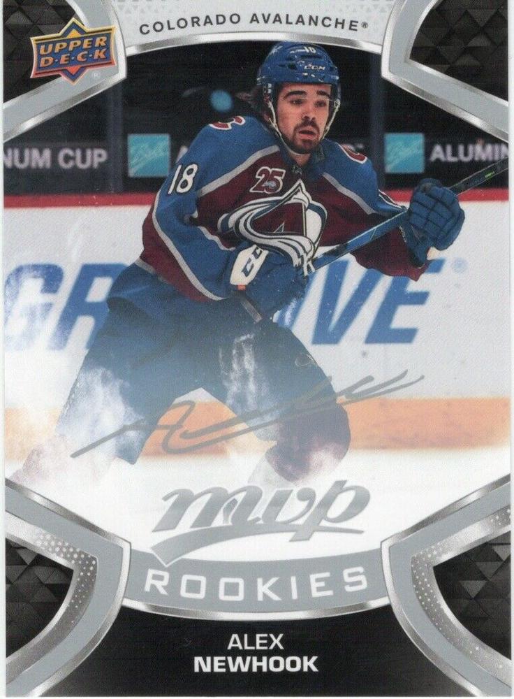 Alex Newhook Rookie #234 Colorado Avalanche | 2021-22 Upper Deck MVP Silver Script