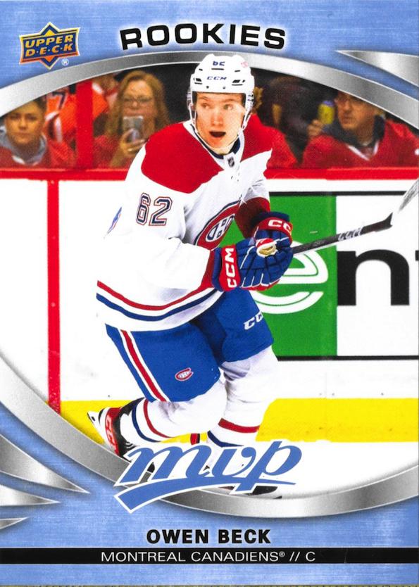 Owen Beck Rookie #234 Montreal Canadiens | 2023-24 Upper Deck MVP