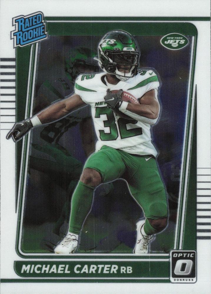 Michael Carter #235 New York Jets | 2021 Donruss Optic | NFL Football