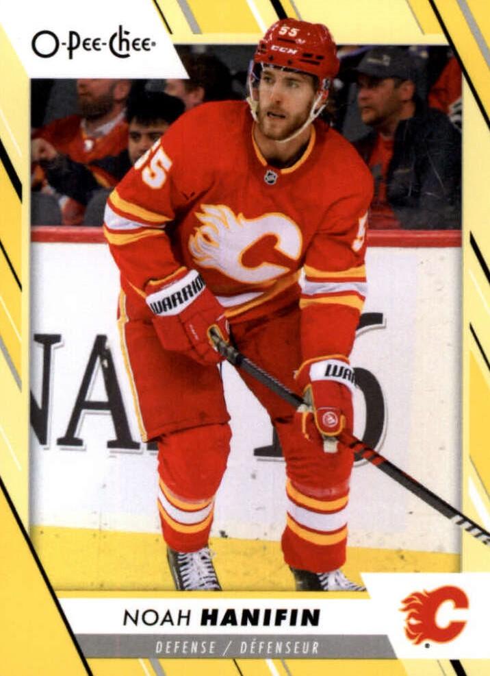 Noah Hanifin #235 Calgary Flames | 2023-24 O-Pee-Chee Yellow Border