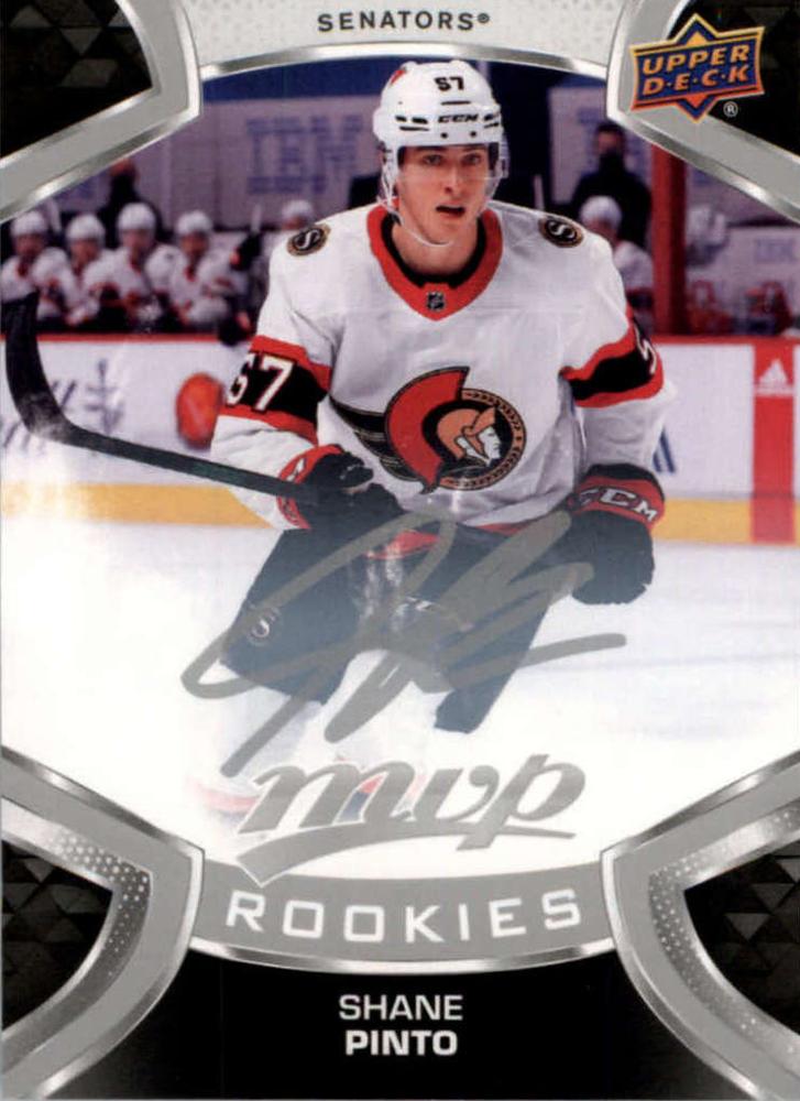 Shane Pinto Rookie #236 Ottawa Senators | 2021-22 Upper Deck MVP Silver Script