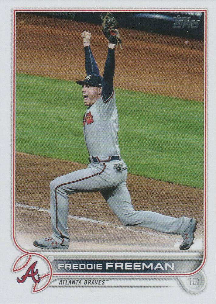 Freddie Freeman #236 Atlanta Braves (Arms in the air) | 2022 Topps