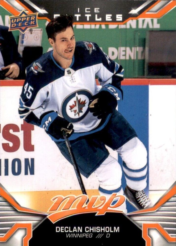 Declan Chisholm Rookie #236 Winnipeg Jets | 2022-23 Upper Deck MVP Ice Battles