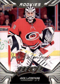 Jack LaFontaine Rookie #237 Carolina Hurricanes | 2022-23 Upper Deck MVP Silver Script