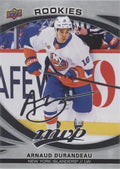 Arnaud Durandeau Rookie #237 New York Islanders | 2023-24 Upper Deck MVP Silver Script