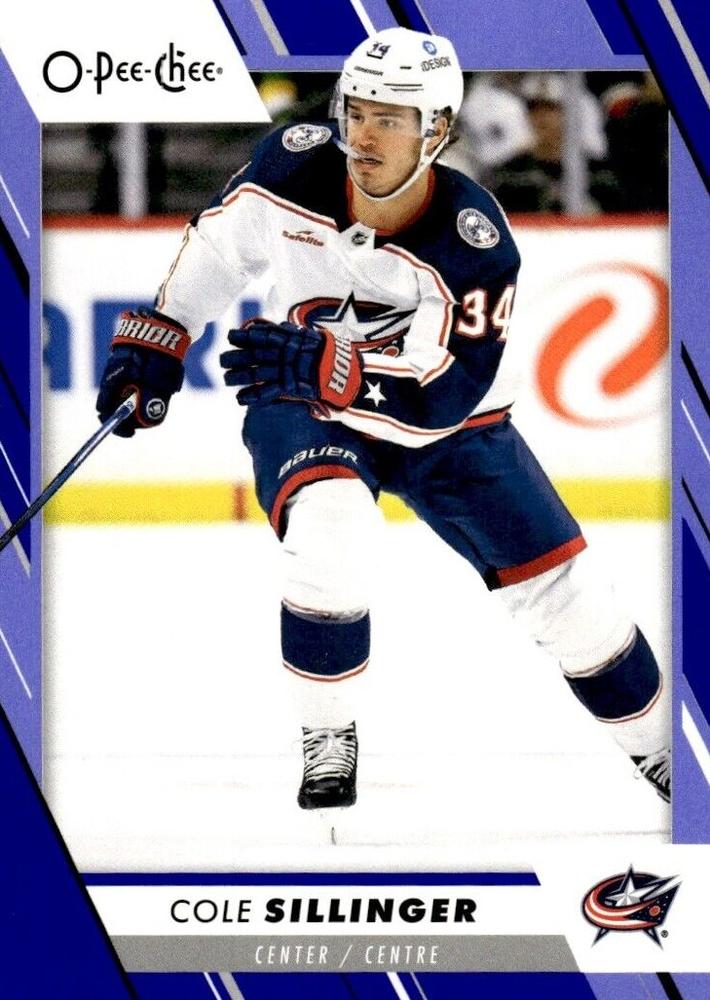 Cole Sillinger #237 Columbus Blue Jackets | 2023-24 O-Pee-Chee Blue Border