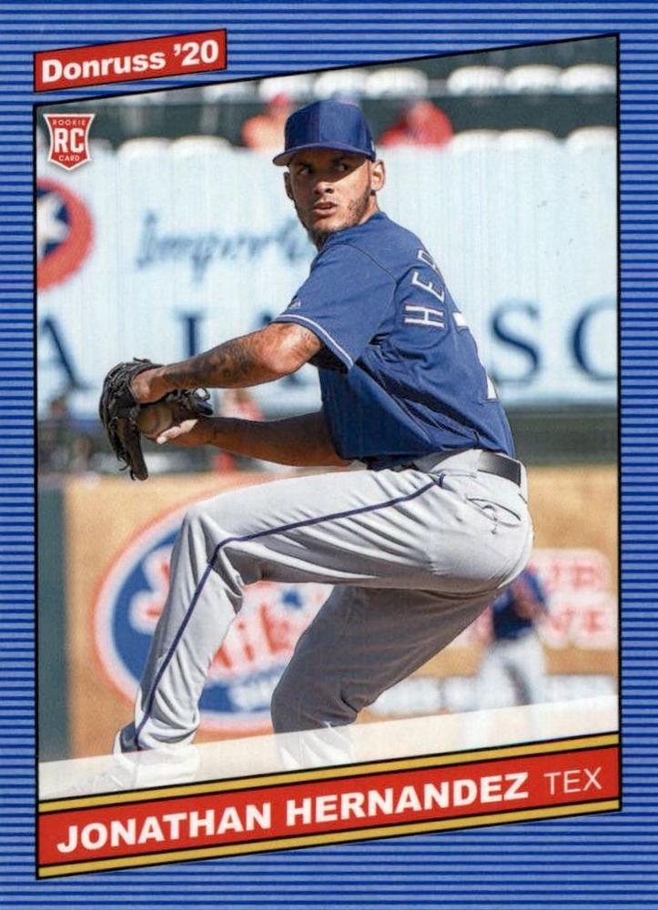 Jonathan Hernandez #238 Texas Rangers | 2020 Donruss