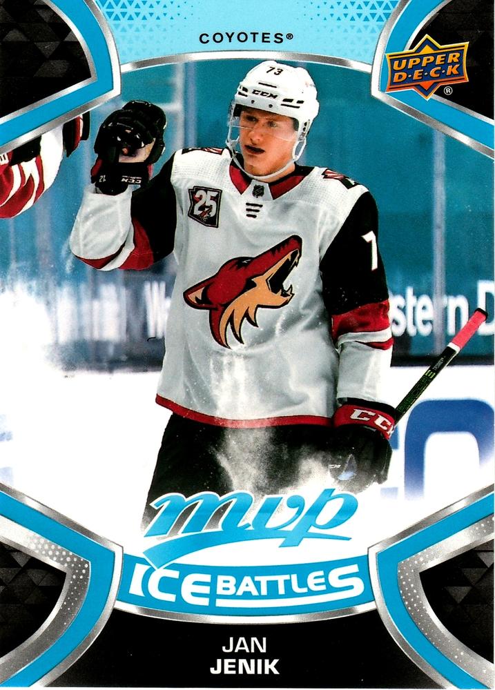 Jan Jenik Rookie #238 Arizona Coyotes | 2021-22 Upper Deck MVP Ice Battles