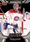 Michael McNiven Rookie #238 Montreal Canadiens | 2022-23 Upper Deck MVP Silver Script