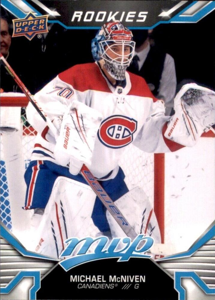 Michael McNiven Rookie #238 Montreal Canadiens | 2022-23 Upper Deck MVP