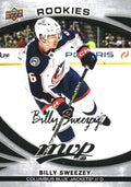 Billy Sweezey Rookie #238 Columbus Blue Jackets | 2023-24 Upper Deck MVP Silver Script