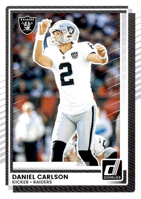 Daniel Carlson #238 Las Vegas Raiders | 2025 Donruss | NFL Football