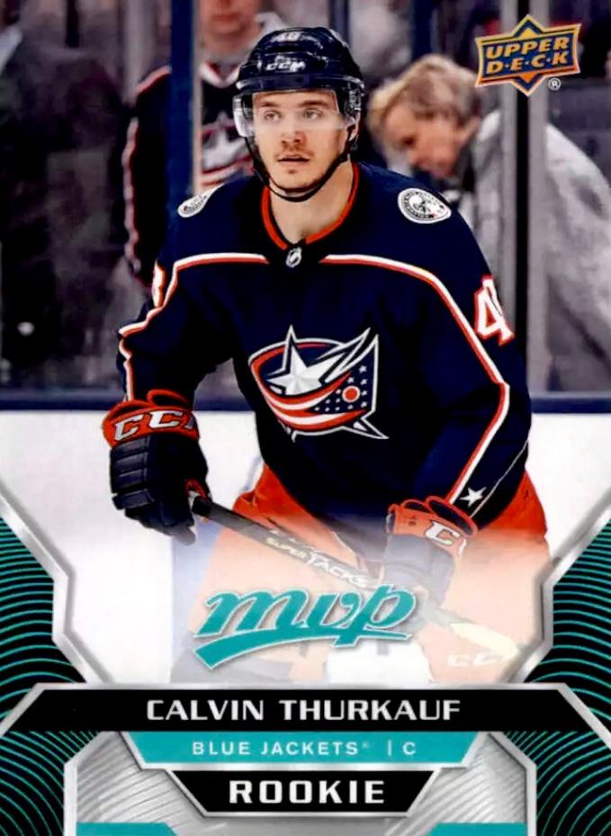 Calvin Thurkauf Rookie #239 Columbus Blue Jackets | 2020-21 Upper Deck MVP