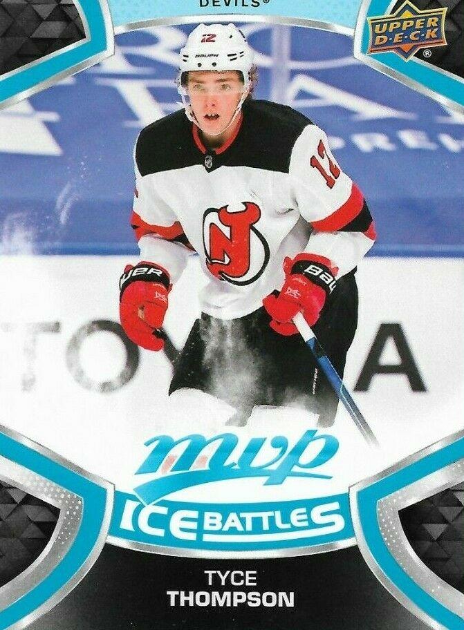 Tyce Thompson Rookie #239 New Jersey Devils | 2021-22 Upper Deck MVP Ice Battles