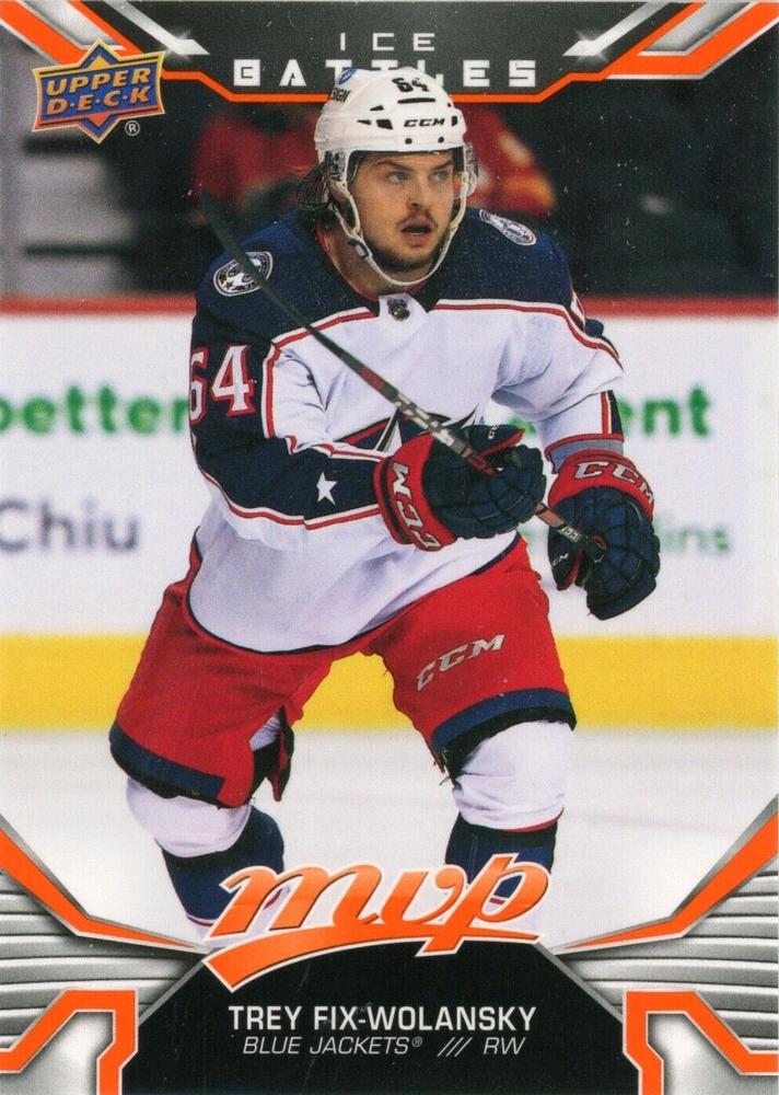 Trey Fix-Wolansky Rookie #239 Columbus Blue Jackets | 2022-23 Upper Deck MVP Ice Battles