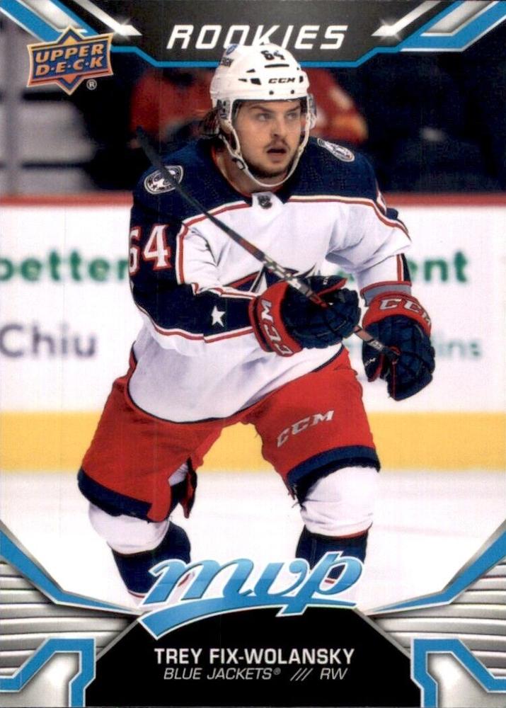 Trey Fix-Wolansky Rookie #239 Columbus Blue Jackets | 2022-23 Upper Deck MVP