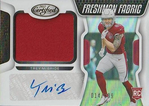 Trey McBride #239 Arizona Cardinals | 2022 Panini Certified | NFL Football