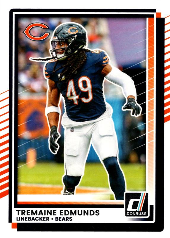 Tremaine Edmunds #239 Chicago Bears | 2025 Donruss | NFL Football