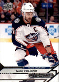 Nick Foligno #23 Columbus Blue Jackets | 2020-21 Upper Deck Overtime