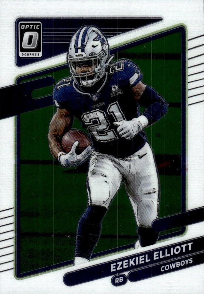 Ezekiel Elliott #23 Dallas Cowboys | 2021 Donruss Optic | NFL Football