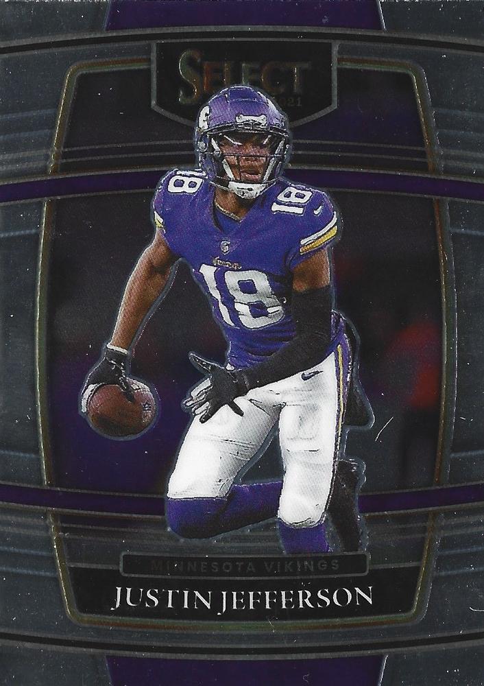 Justin Jefferson #23 Minnesota Vikings | 2021 Panini Select |  | NFL Football