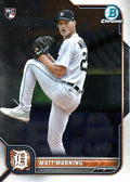 Matt Manning #23 Detroit Tigers | 2022 Bowman Chrome