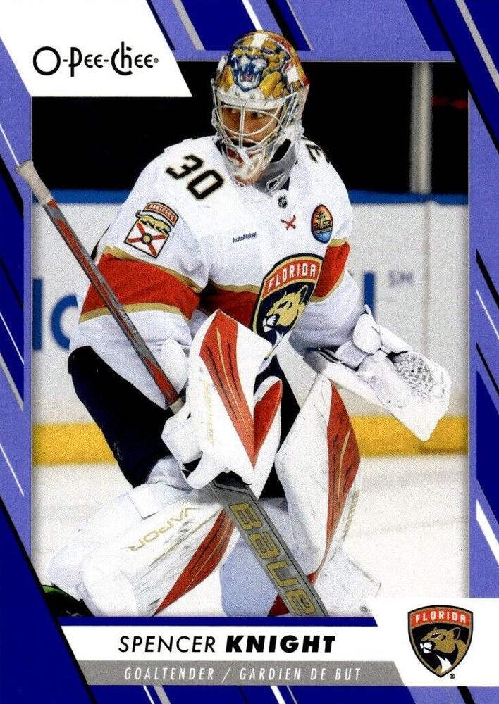 Spencer Knight #23 Florida Panthers | 2023-24 O-Pee-Chee Blue Border