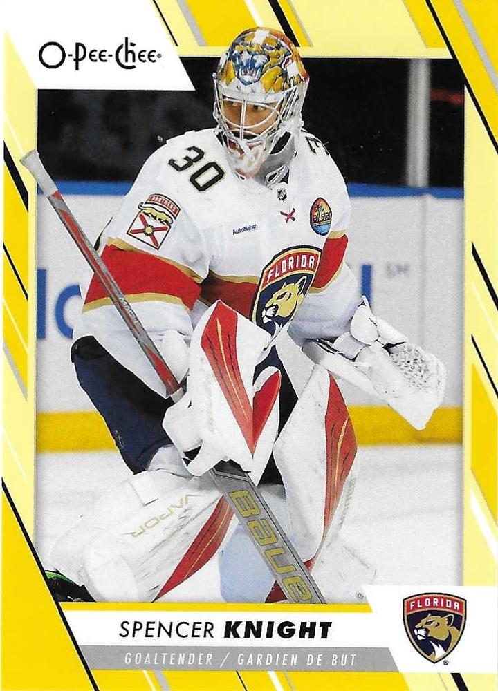 Spencer Knight #23 Florida Panthers | 2023-24 O-Pee-Chee Yellow Border