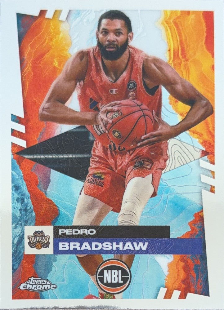 Pedro Bradshaw #23 Cairns Taipans | 2024-25 Topps Chrome NBL (front)