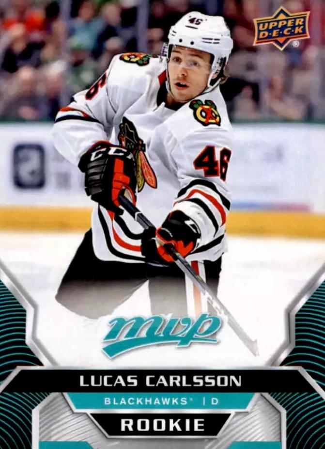 Lucas Carlsson Rookie #240 Chicago Blackhawks | 2020-21 Upper Deck MVP